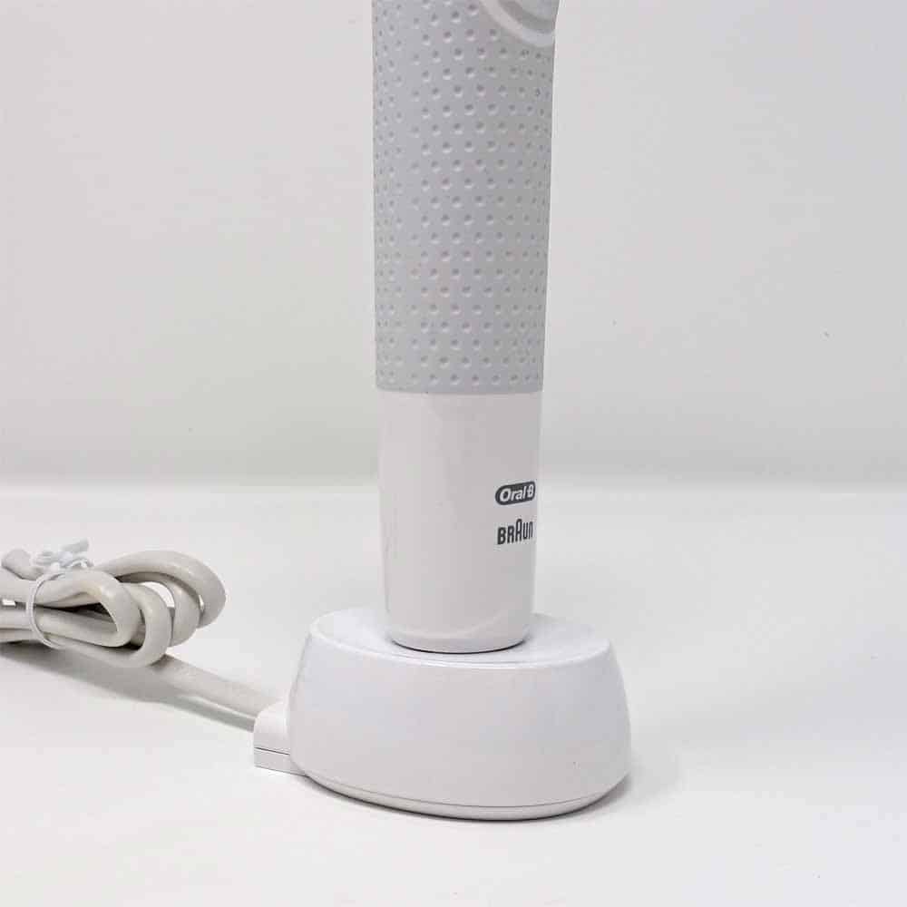 Oral-B Pro 100 on charging stand