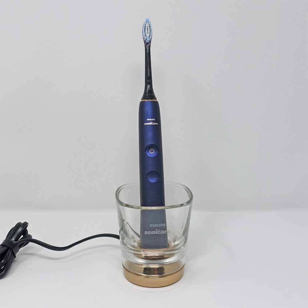DiamondClean Smart 9700 sat on charger