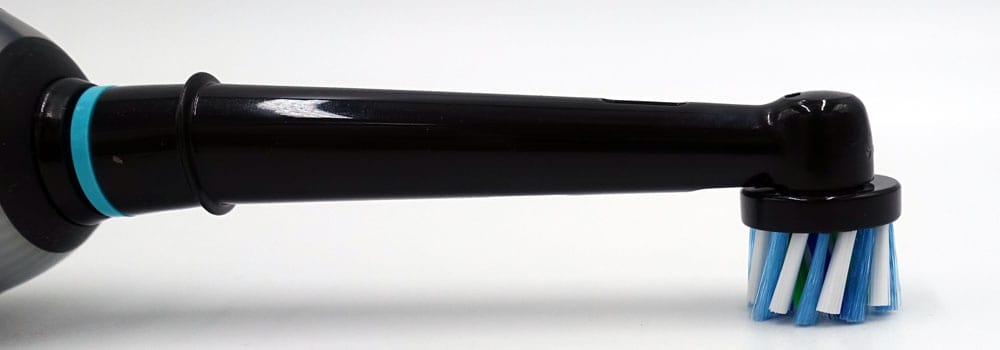 Side view of brush head