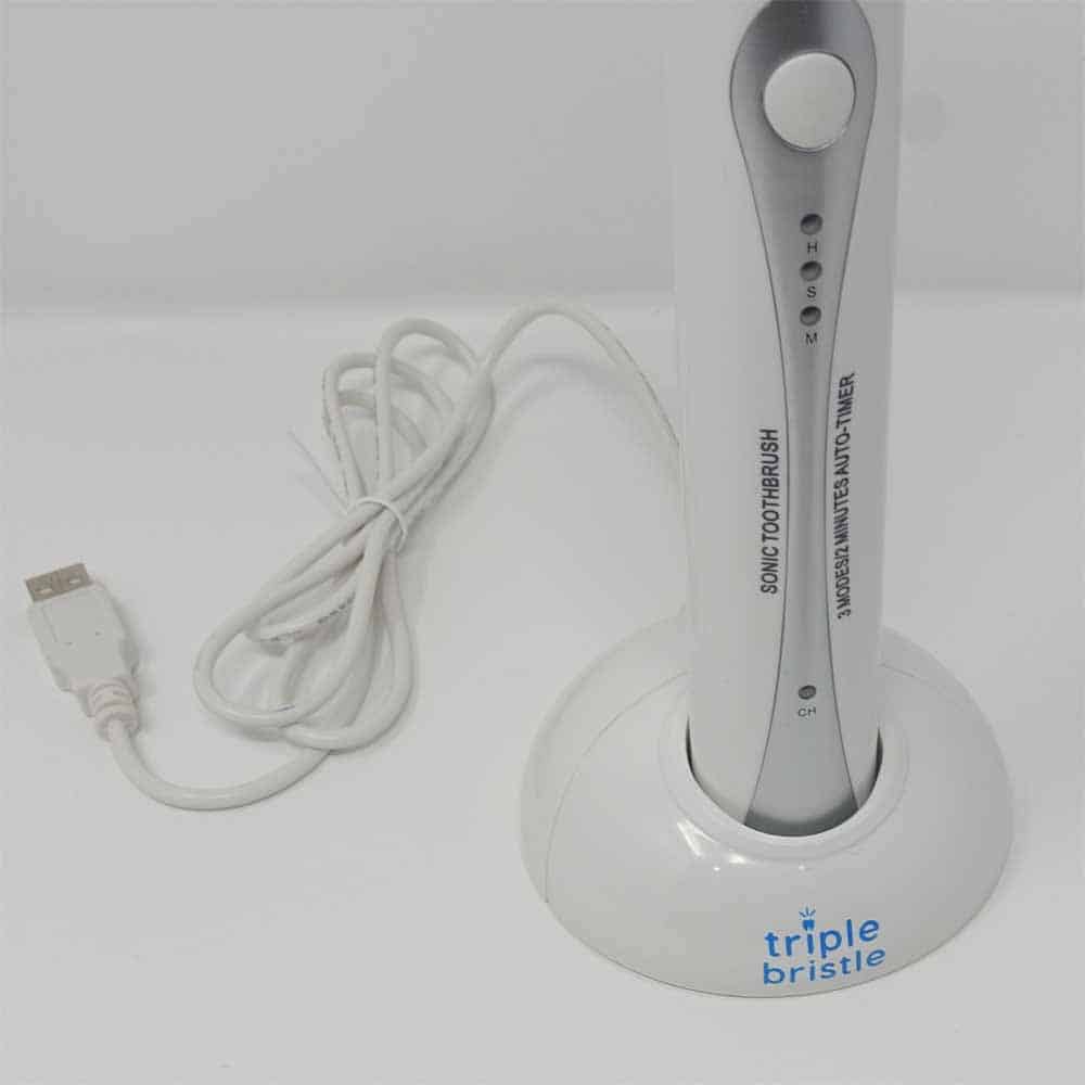 Charging stand with handle of Triple Bristle