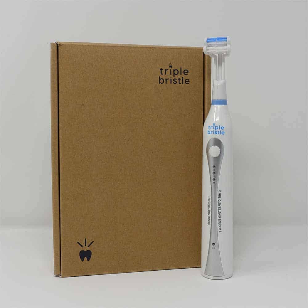 Triple Bristle Sonic box & toothbrush