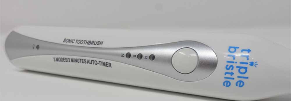 Triple Bristle Sonic toothbrush handle