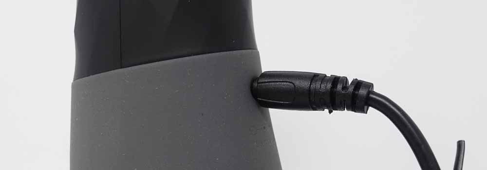 Power connector on Burst water flosser
