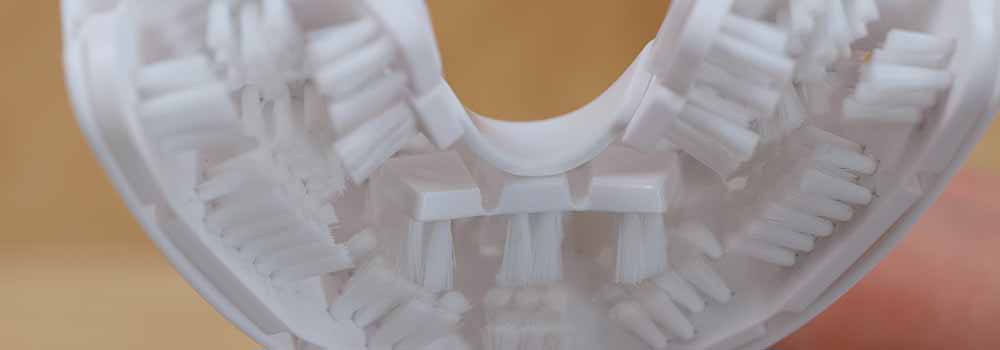 Close up of SymplBrush bristles