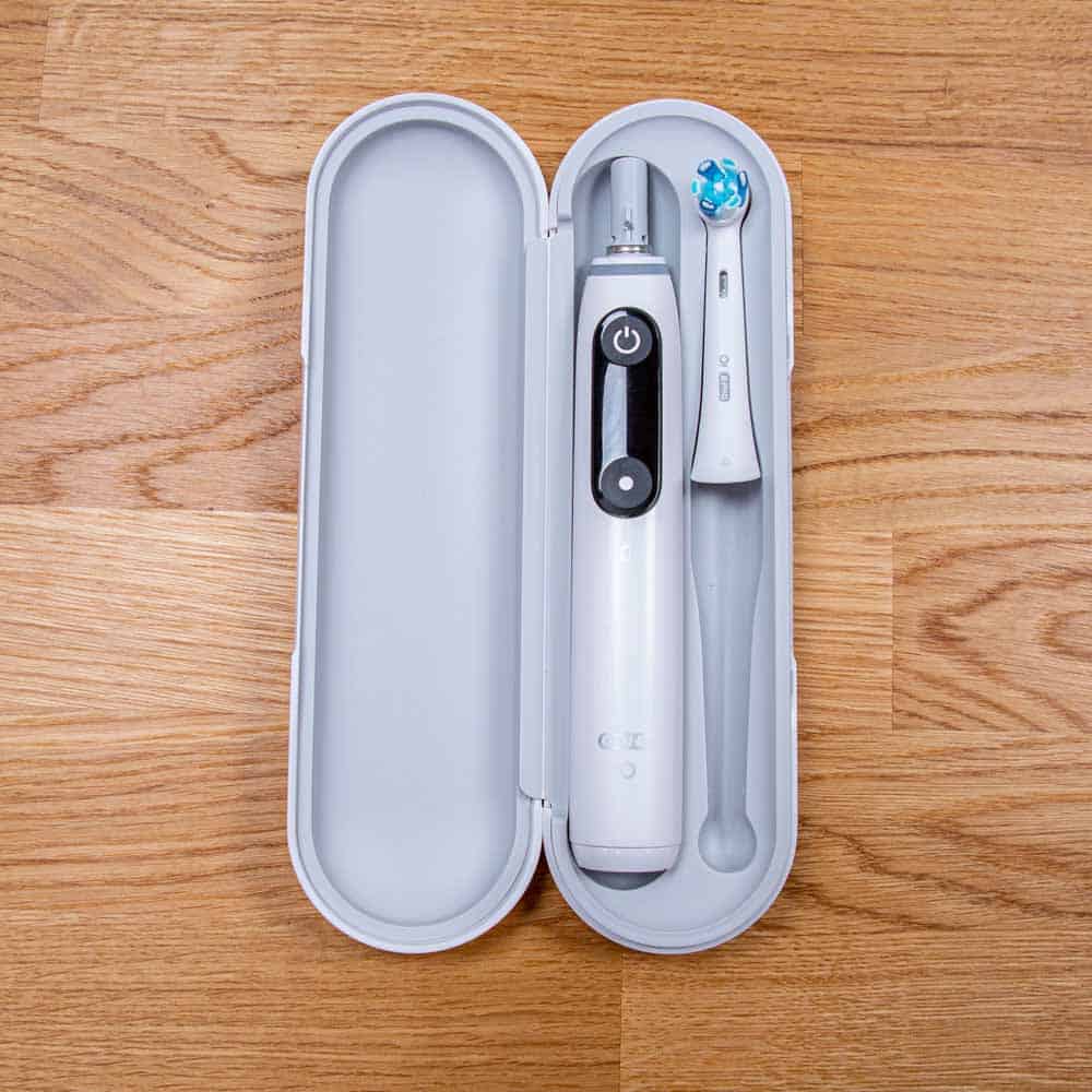 iO7 in travel case