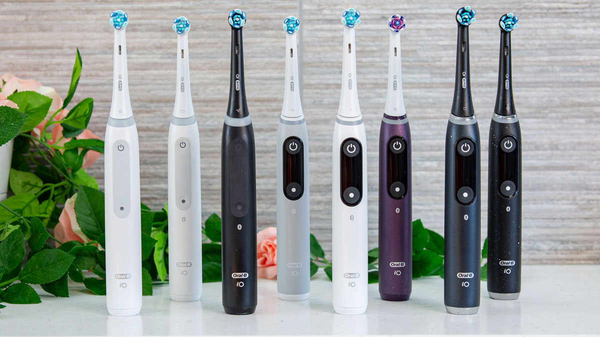 All iOral-B O Series toothbrushes side by side