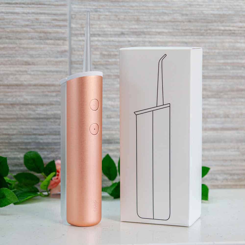 Copper metal Quip flosser and box