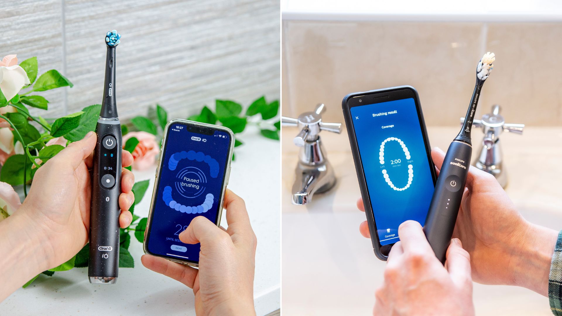 Oral-B iO Vs Sonicare DiamondClean Prestige